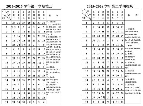 2026内蒙古财经大学寒假及开学时间