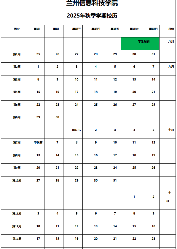 2026兰州信息科技学院寒假时间及开学时间 寒假什么时候放.png