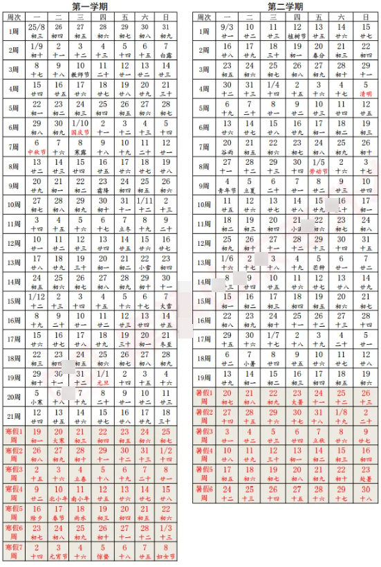 2026山东水利职业学院寒假时间及开学时间