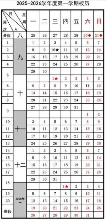 2026顺德职业技术大学寒假及开学时间
