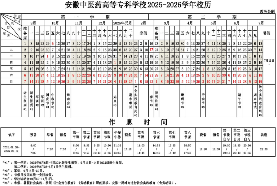 2026安徽中医药高等专科学校寒假时间及开学时间 寒假什么时候放.png