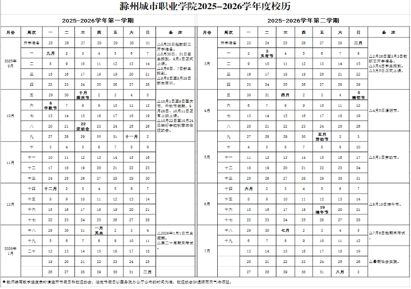 2026滁州城市职业学院寒假时间及开学时间 寒假什么时候放.png