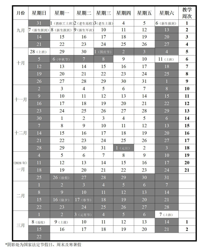 2026河南机电职业学院寒假放假时间及开学时间