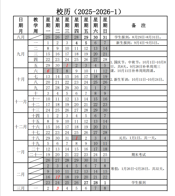 2026西安铁路职业技术学院寒假放假时间及开学时间