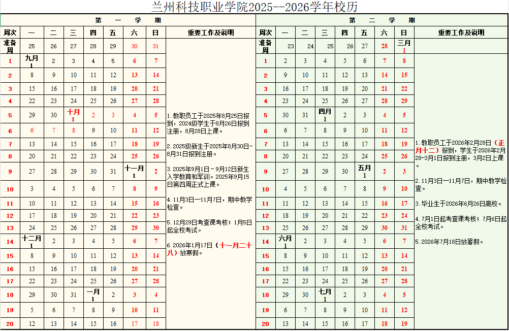 2026兰州科技职业学院寒假时间及开学时间 寒假什么时候放.png
