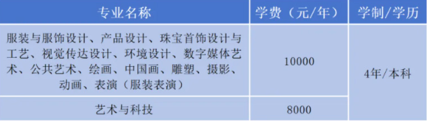 2026年北京服装学院艺术类本科专业招生简章