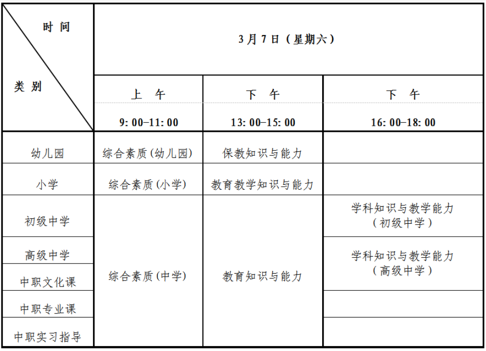 北京教资2026上半年考试时间 笔试什么时候开考