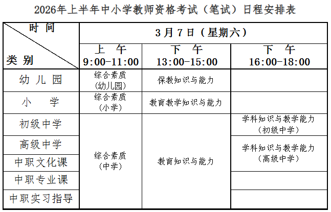 青海教资2026上半年考试时间 笔试什么时候开考 青海教资2026上半年考试时间 笔试什么时候开考